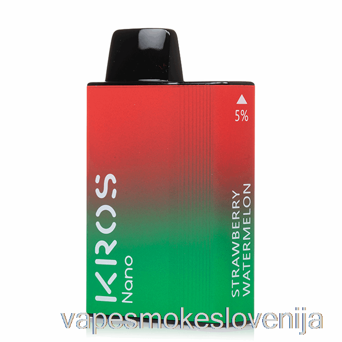 Vape Slovenija Kros Nano 5000 Jagodna Lubenica Za Enkratno Uporabo